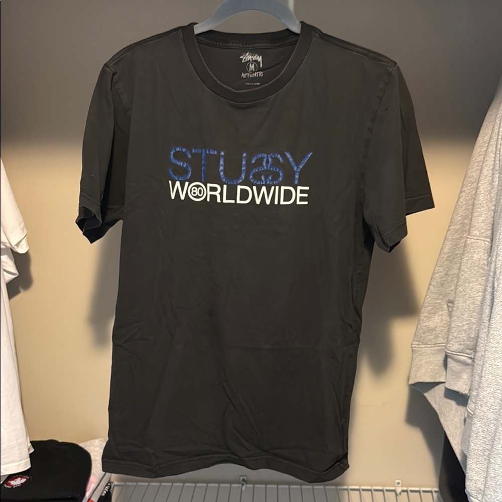 Stussy Black T-Shirt for Men
